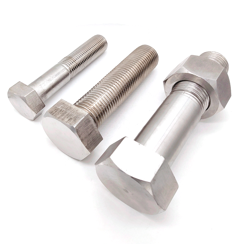 DIN933 DIN931 Stainless Steel M20-M100 3/4-4”  A2-70 A4-80 Heavy Hexagonal Bolt with Nut
