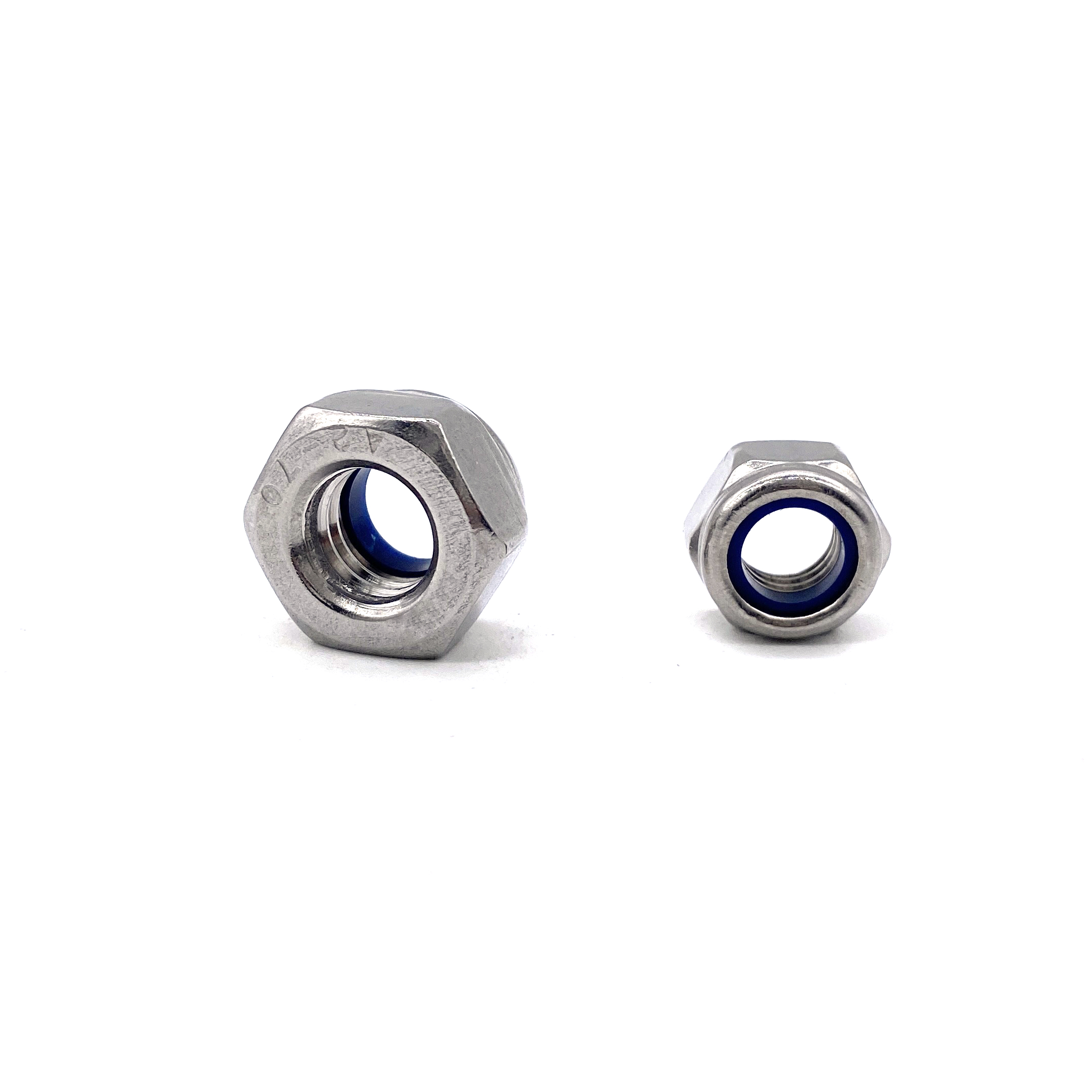 100 Dadi Autobloccanti In Nylon, Acciaio Inox 316, UNF #10-32, Albany County Fasteners