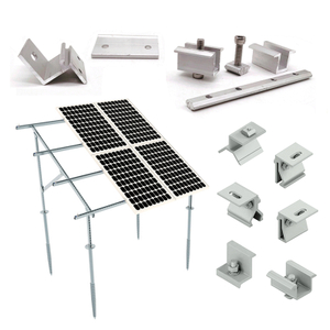 Galvanized Steel Solar Panel Support Adjustable Brackets for Flat Roof ...