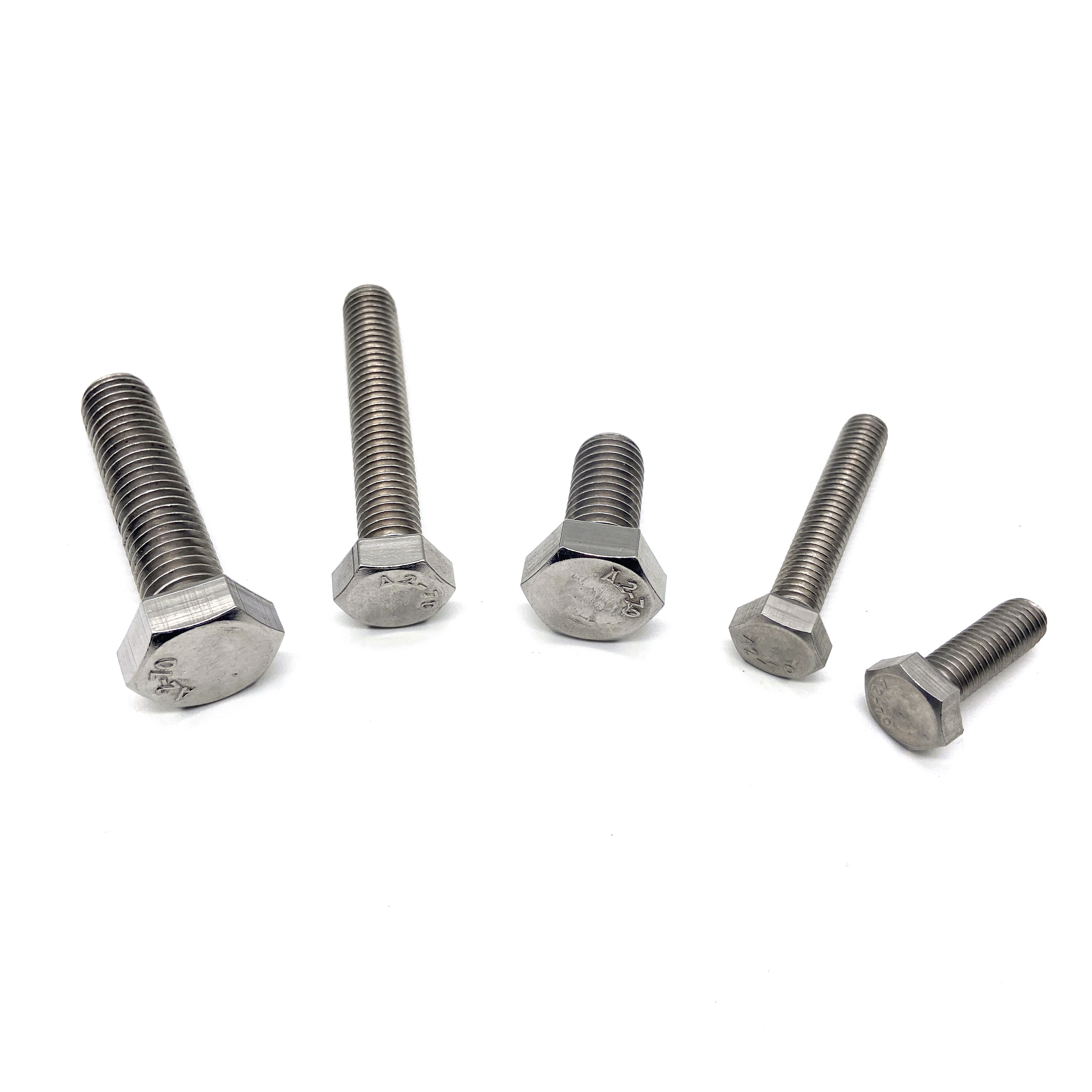 DIN933 M6 M8  Stainless Steel Inox A2 Inox A4 Hex Head Bolt