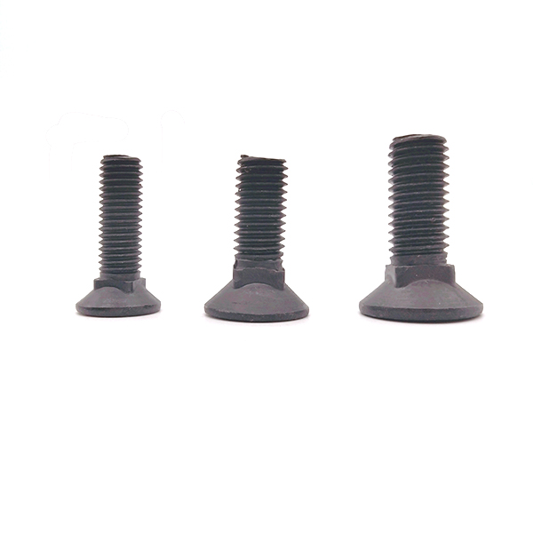 DIN605 608 Gr 10.9 Flat CSK Head Square Neck Galvanized Black Plow Bolt