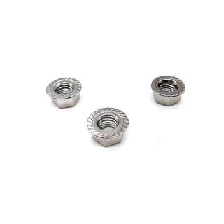  INOX A4 Stainless Steel INOX A2 M3 M4 M5 Hex Flange Nut 