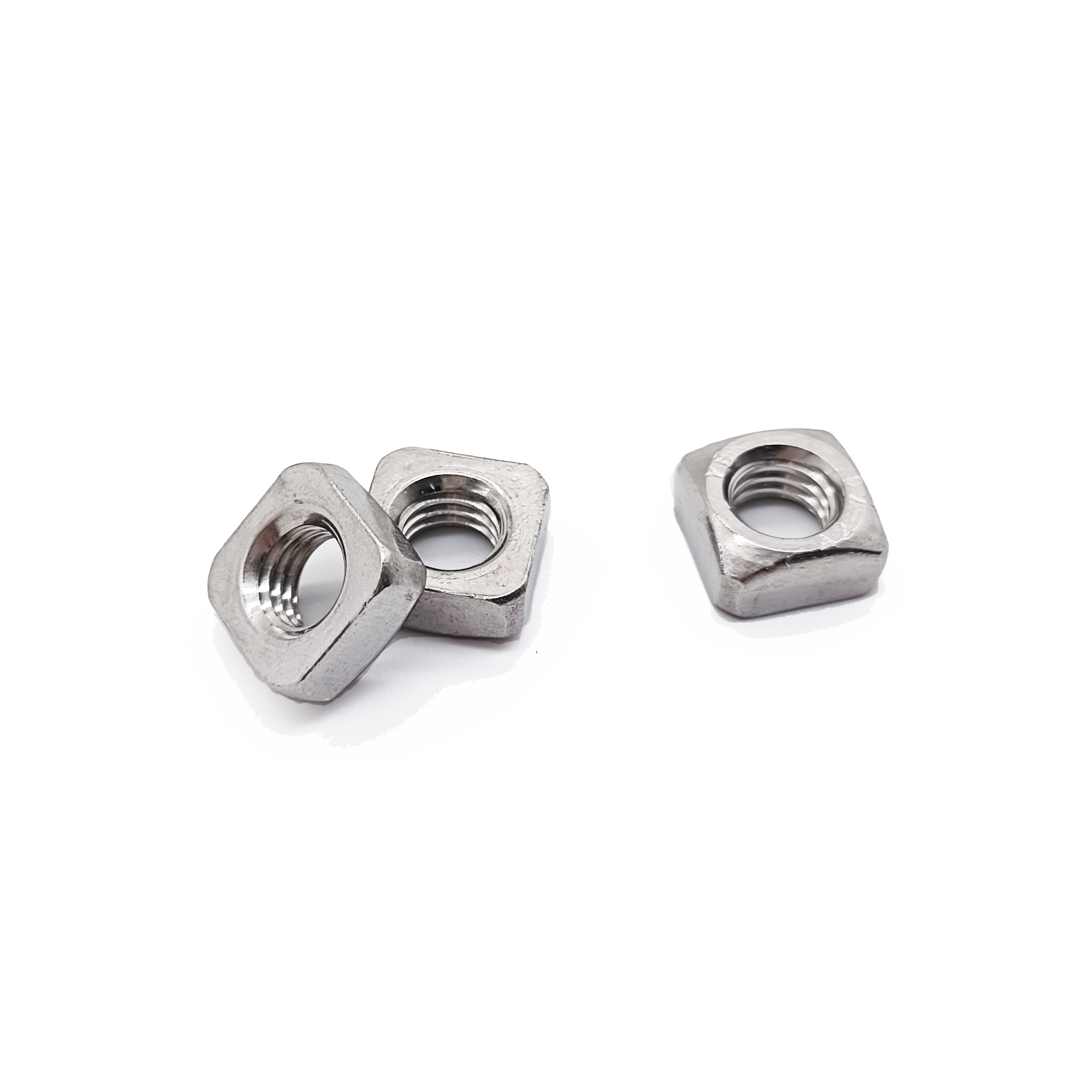China Supply Factory Price  Stainless Steel DIN557 M3 M4 M5 Square Nut 