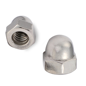 PACK OF 50 x M12 A2 STAINLESS STEEL DOME NUTS COARSE THREAD DIN1587 ACORN * 