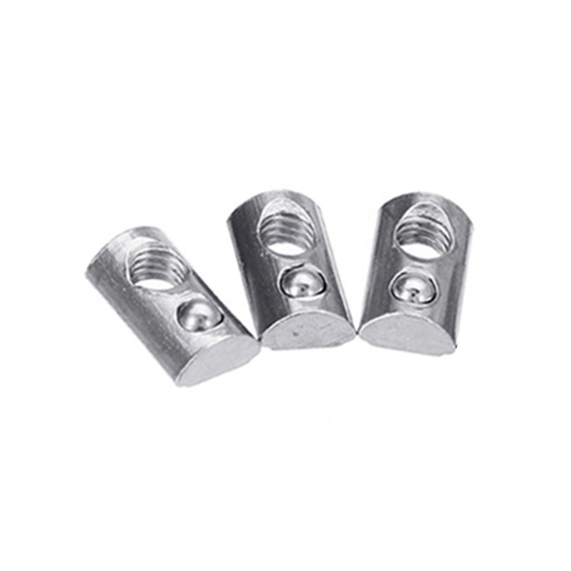 High Quality Custom M4 M6 Aluminum Profile T Slot Spring Nut for Solar Panel Installation