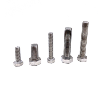 SS304 SS316 DIN934 Bolt And Nut Stainless Steel A2-70 A4-80 Hexagon Head Full Threaded Bolts