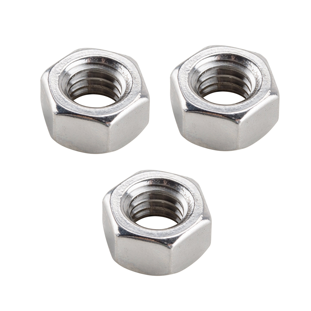Metric Stainless Steel A2 Thin Jam Nut M8 Pack of 10 