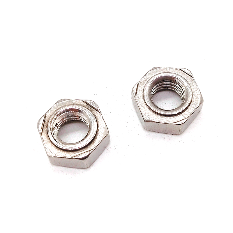 A2 304 Stainless Steel Metric Welding Nut M4 M5 M6 M8 M10 Square Weld Nuts 