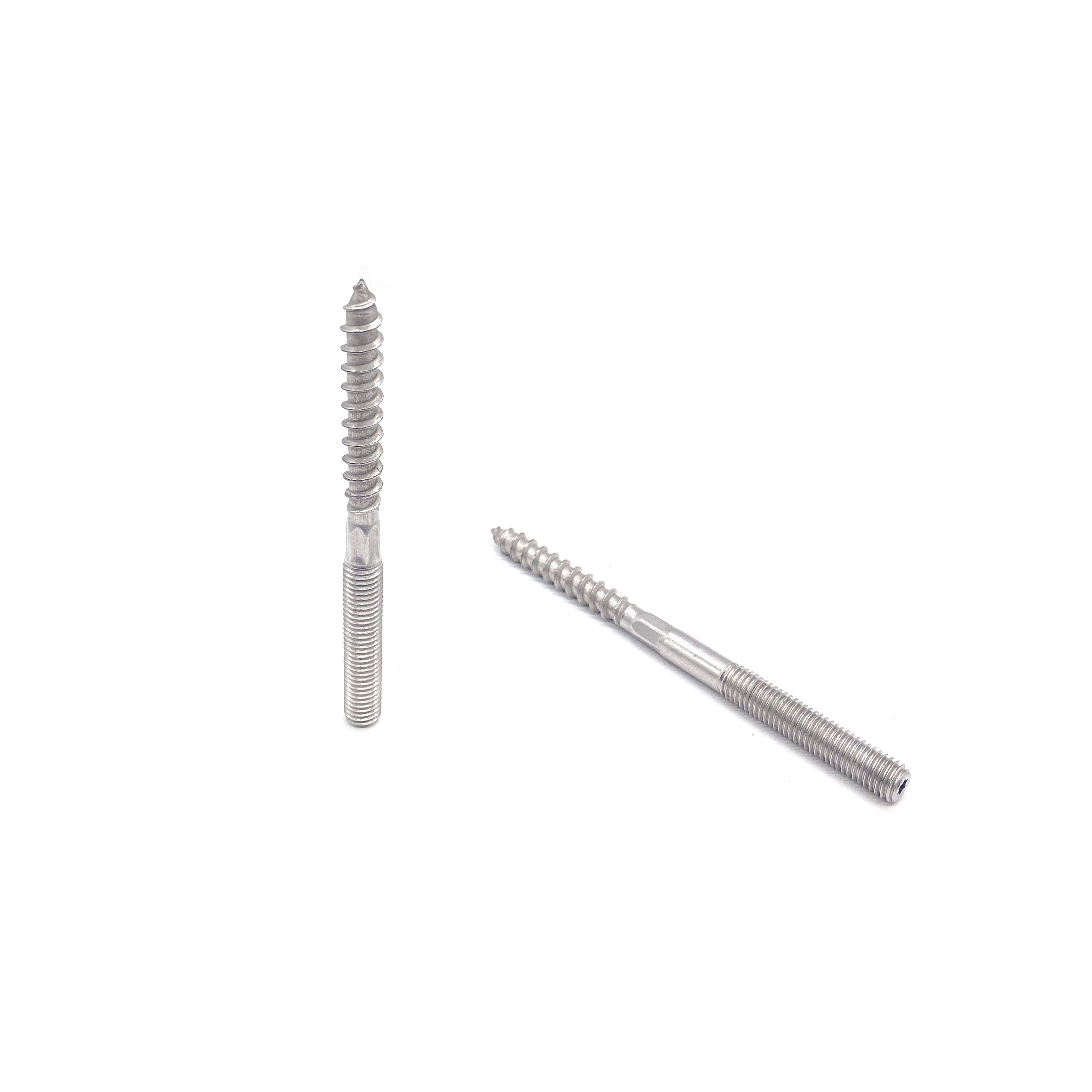Stainless Steel Customized Double Thread Hanger Bolt Threaded Studs