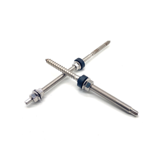 Stainless Steel Double Head Thread Tin Roof M10 Hanger Bolt for Wood