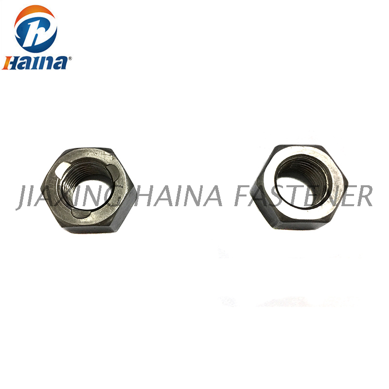 3/8-16 All Metal Prevailing Torque Lock Nuts, Hex Drive Aisi 316 Stainless Steel Waxed