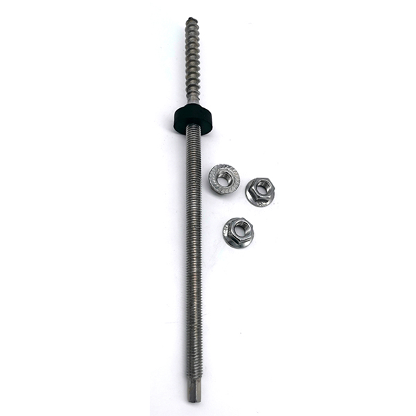 INOX A2 INOX A4 Adjustable Stainless Steel Hanger Bolt for PV Mounting ...