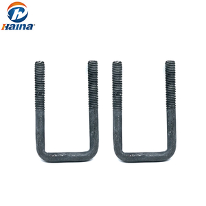 OEM Wholesale DIN3570 Carbon Steel U Bolt for Electric Tower Equipment HDG U Shape Bolt