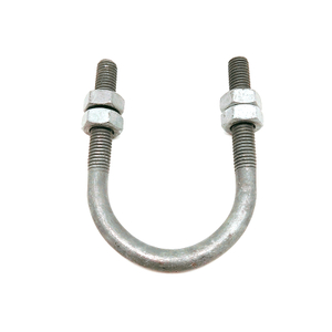 Grade 5.8/6.8/8.8 Carbon Steel Hot Dip Galvanized U Bolt with Nuts for Power