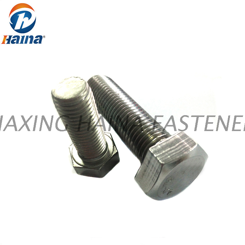 DIN933 A270 SS304 SS316 Stainless steel Full Threaded Hex Head Bolts