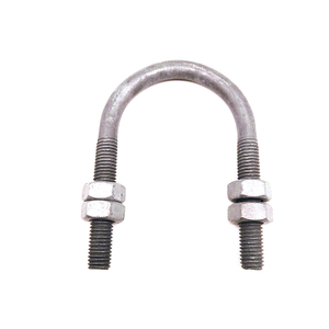 Galvanized Carbon Steel U Bolt with Hexagon Nuts for Transimission Lines Tower 